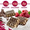 Unbranded Dark Chocolate and Raspberry High Protein Bars - Gluten-free,