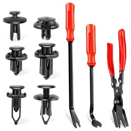 Yeeliv Pack of 3 Durable Tools Disassembly Trim Universal Car Trim Removal Tools, 120 Pieces Rivets for Car Trim, Door Fittings