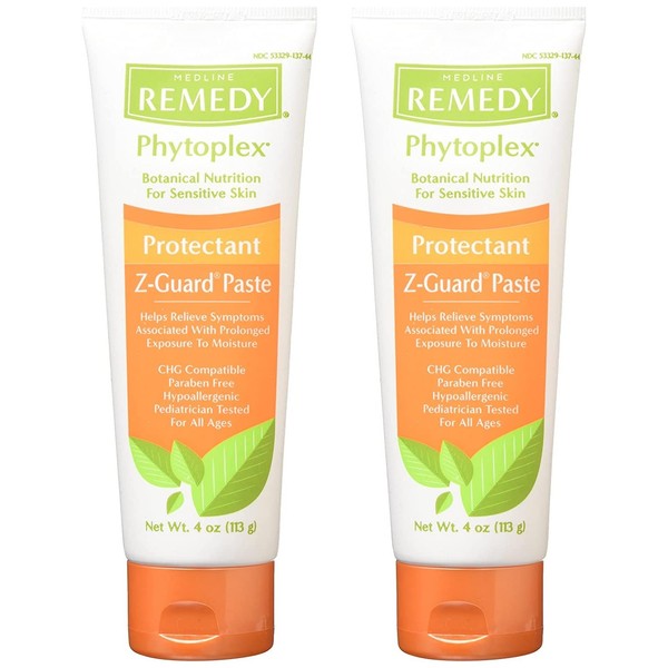 Medline Remedy Phytoplex Z-Guard Skin Protectant Paste, 4 Ounce (Pack
