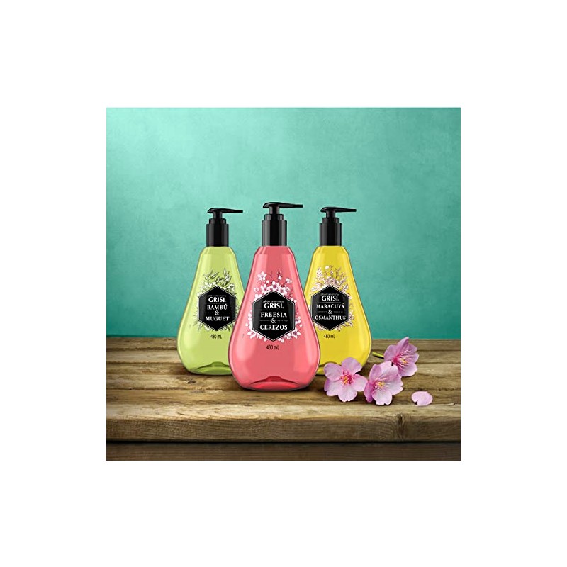 Grisi, Jabón Líquido para Manos Bambú Muguet Rellenapack, 800 ml