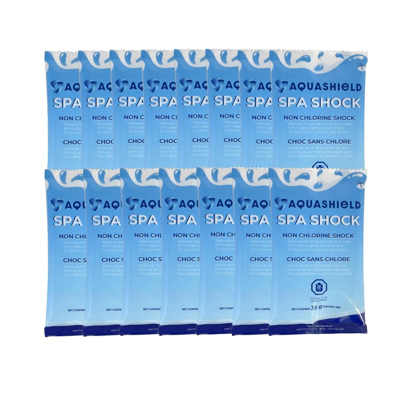AquaShield Spa Shock Case (15 Pouches x 35g Each) -
