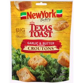 New York Brand The Original Texas Toast Garlic & Butter Flavored Croutons, 5 oz (3 bags)
