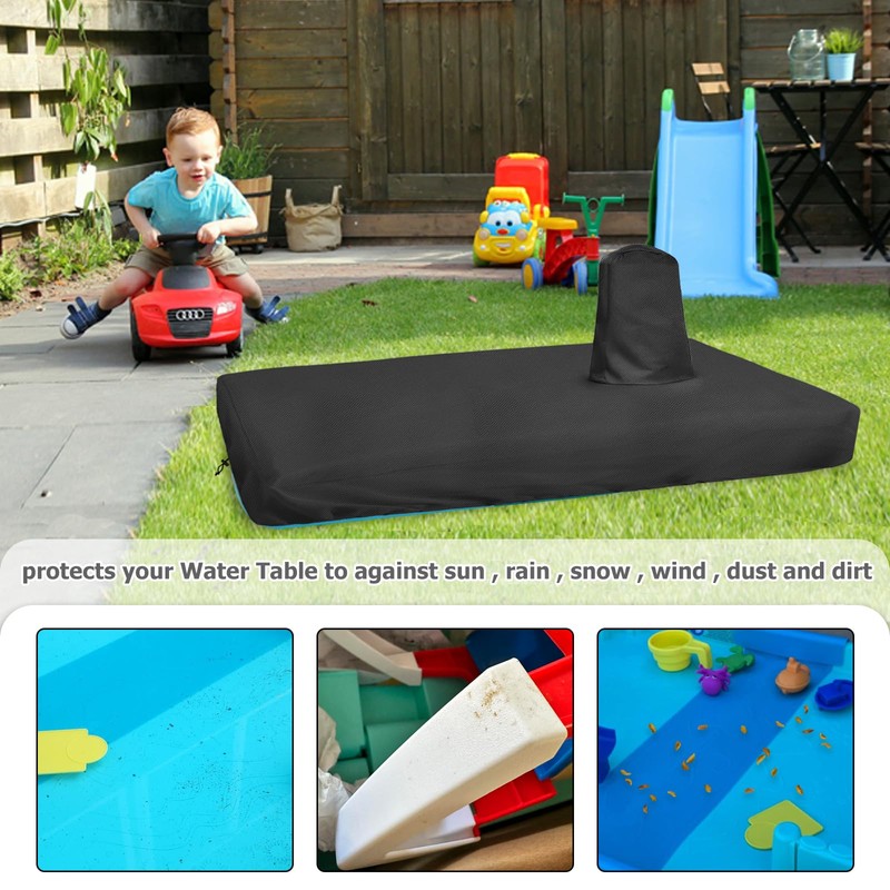 Exokugo Water Table Cover for Kids,Heavy Duty Waterproof UV-Resistant,Fits Little