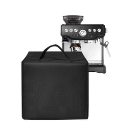 Espresso Machine Cover Heat-Resistant Waterproof Dust-proof Cover Compatible With Breville Barista Express Espresso Machine BES870XL/Pro Espresso Machine BES878BSS/BES880BSS Black