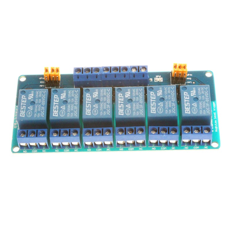 NOYITO 6-Channel Relay Module 5V 12V 24V High Low Level