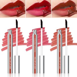 Bluemega Brillo Labial Peel-off, Set de 3- Fórmula Tipo Gel, Larga Duración