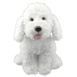 Toys Wonderland Scruffles the Dog 8" Stuffed Animal Plush Toy with Pre-Recorded Sound, Soft