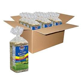 Only Kosher Candy Ultra Thin Salt Free Rice Cakes Squares, (Pack of 12)
