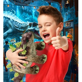 DolliBu Ankylosaurus Dinosaur Stuffed Animal - Huggable Dinosaur Plush, Adorable Playtime Ankylosaurus Plush Toy, Cute Dinosaur Cuddle Gifts, Super Soft Plush Doll Toy for Kids and Adults - 18 Inches