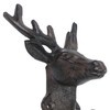 DreamsEden Cast Iron Deer Wall Hook, Heavy Duty Deer Head