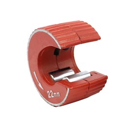 Mini Round Tube Cutter, Zinc Alloy Plumbing Cutting Tool, Aluminum Copper PVC Pipe Tube Slice Trimming Tool, Red, 22mm