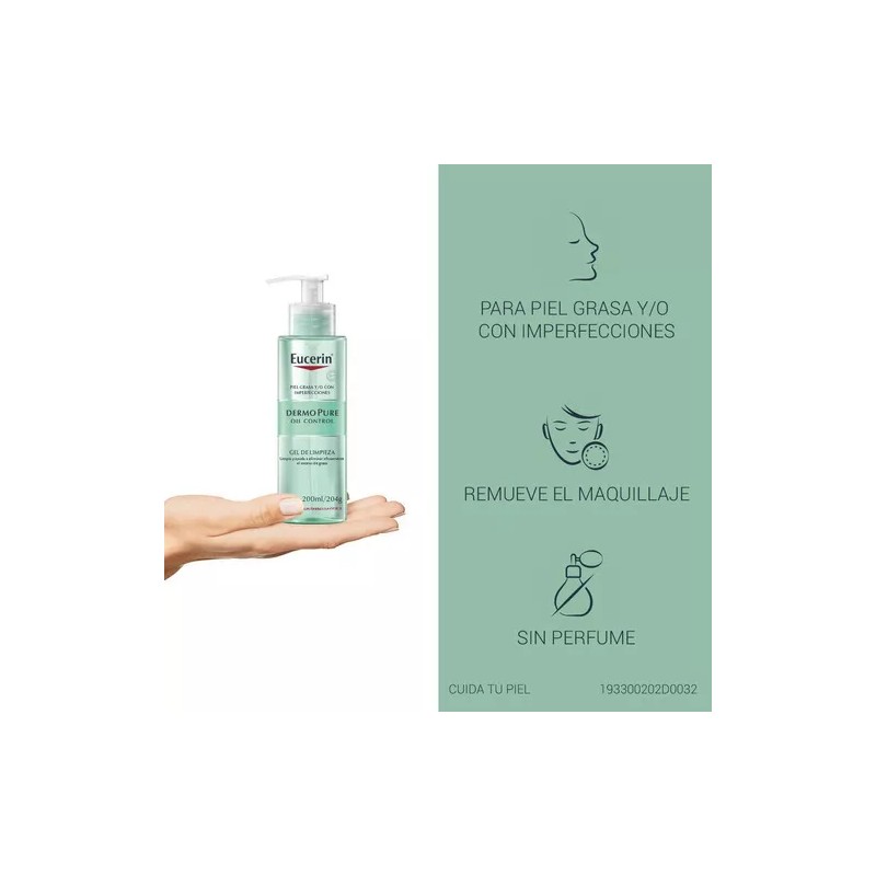 Eucerin Gel Limpiador Facial Eucerin Dermopure Oil Control 200ml Tipo