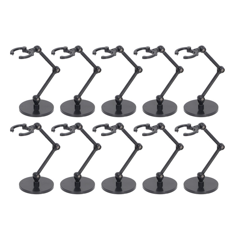 10 Sets Doll Stands Display Holders Action Figure Stand Mini