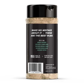 Kosmos Q The Best Garlic Jalapeno Rub - Garlic Jalapeno Pepper Seasoning & BBQ Dry Rub - Use on Chicken, Shrimp, Wings, Salmon & Veggies (15.1 oz)