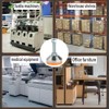 WUEIBUZUDAO Heavy Duty Leveling feet,Machine Leveling feet 2.36" Dia Base,
