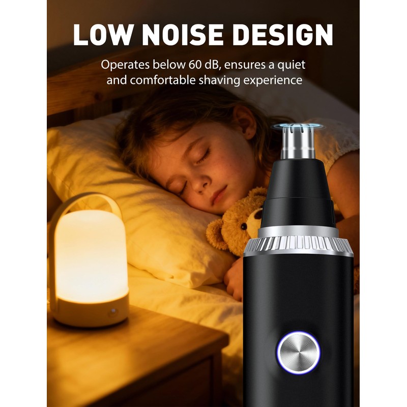 FONCOOD 3-in-1 Nose and Ear Trimmer for Men & Women