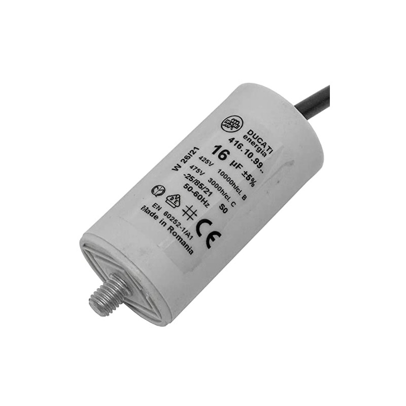 Lumonic Start-up capacitor 416.10.99 B [incl. cable 35cm] | motor