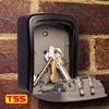 TSS Medium Size Wall Mounted Key Safe 4 Wheel Combination