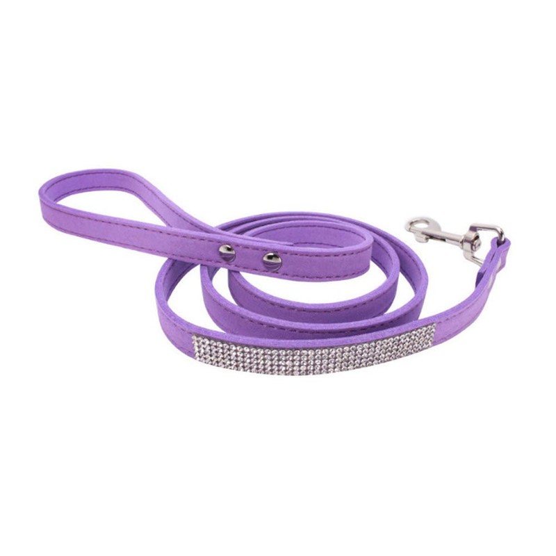 ETOPARS Crystal Diamond Cat & Dog Collar Leash Set -