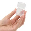 MANCHAP 50 Pack Square Mini Plastic Bead Box, 3.5 x