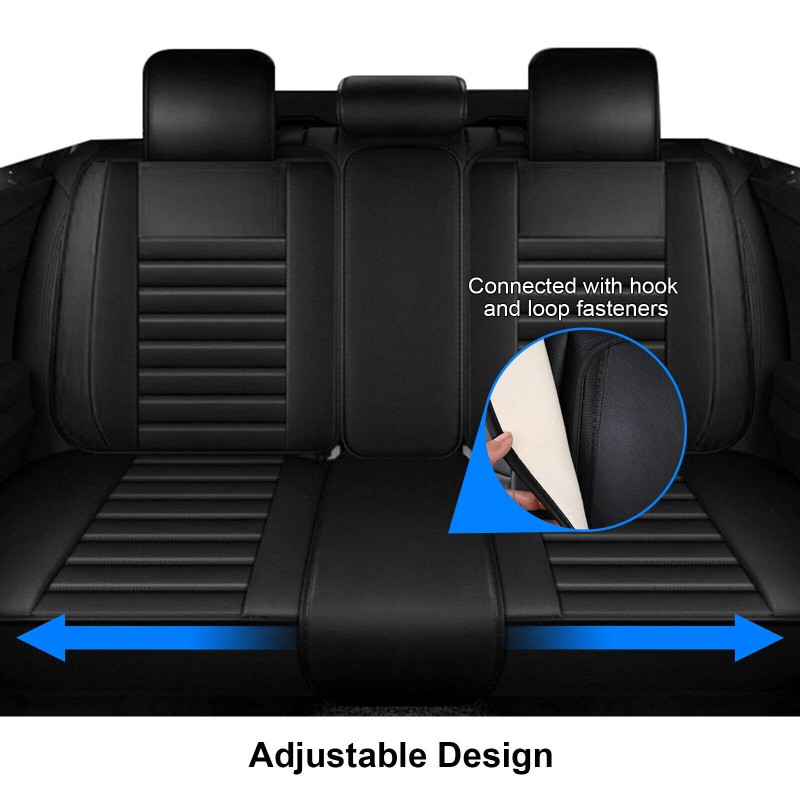 For Ford Car Seat Covers Leather Full Set 5-Seats Front