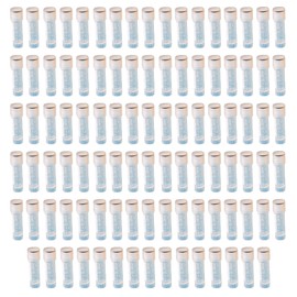 HUAZIZ 100Pcs/Pack 1.8ml Plastic Cryo Tube Clear Sample Storage Container Vials Laboratory Freezing Tubes Test Tube Sample with Cap