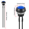 10PCS 12mm Momentary Push Button Switch Mini Round Switch Waterproof