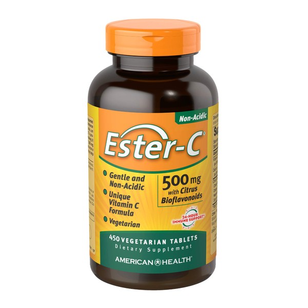American Health Ester-C 500 mg with Citrus Bioflavonoids, 450 Count Tablets