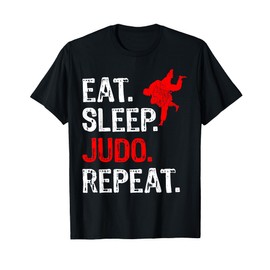 Eat Sleep Judo Repeat Judo Player Funny T-Shirt