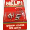 Dorman Help 42404 Universal Chrome Headlight Retaining Ring Screw(s) Kit