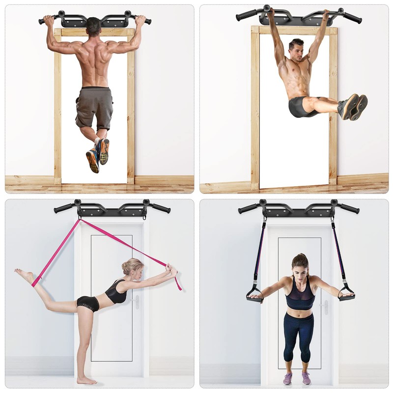 Kipika Heavy Duty Wall Mounted Doorway Pull Up Bar, Multifunctional