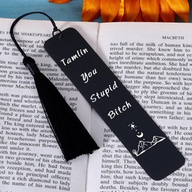 is that Smutt Bookmark, Book Merch for Reading Men, Book Lovers Gift for Women, Metal Bookish Items, Birthday Gifts for Readers, Teens Stocking Stuffers, Top Teen Boys Gifts