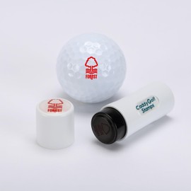 CaddyGolfStamps Nottingham Forest Football Forest Design FC Golf Ball Stamper Stamp Marker Personalise your Golf Balls Golf Gift Birthday Gift