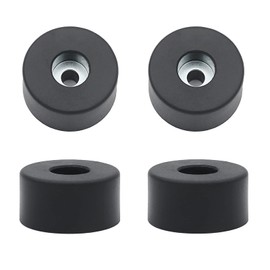 Air Compressor Isolator Pads - 4 Pack Replacement Rubber Feet 192310GS for Coleman Powermate, Sanborn & More - Also Ideal for Speaker Cabinets, Computer Desk, Sofa Cushions (E106661, D091007)