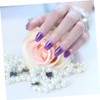 Outanaya 3sheets Glitter Nail Stickers Shiny Nail Art Decals for