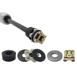 Replacement Hardware Repair Kit for Office Chair Gas Lift Cylinder - Includes Clip, washers, & Bearing - S4451-K