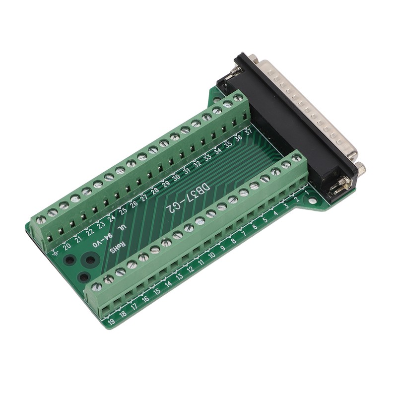 DB37 Breakout Connector Terminal Board Straight PCB Insulated Anti Interference