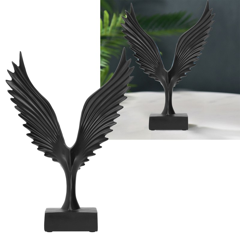 Angel Wing Resin Craftwork Sculpture Decoration Desktop Ornament Abstract Eagle