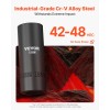 VEVOR Drive Impact Socket Set 1/2" 65PCS SAE 3/8" to
