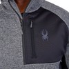 Spyder Men's Half Zip Sweater Gait Knit Pullover Jacket (as1,