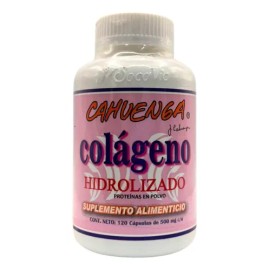 Colágeno Hidrolizado Cahuenga 500 Mg, 120 Cápsulas.                                                                                                   