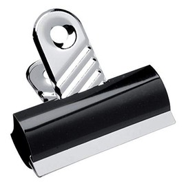 5 Star Grip Clips Metal Width 70mm Black [Pack of 10]