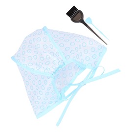 FRCOLOR Hair Dyeing Highlight Caps Set of 4 with Brushes Professional Double-Layered Poked Dye Caps for Home and Salon Use for Hair Types