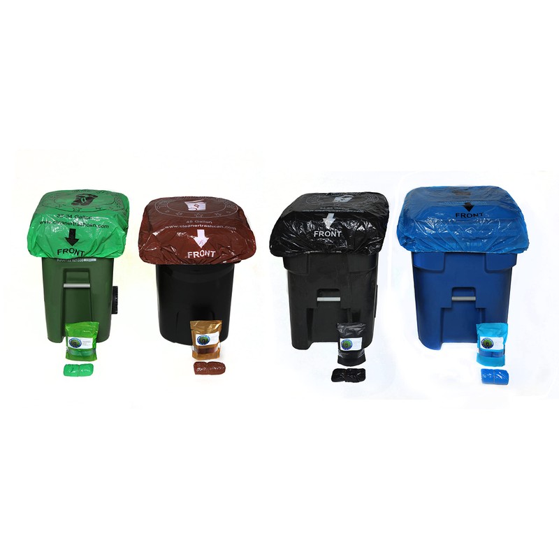trash smell buster | Odor Eliminating Trash Can Cover for