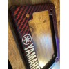 BLVD RED Yamaha motorcycle Carbon license frame