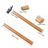 GNIEMCKIN Wood Hammer Handle, 10 Pack Replacement Hammer Handles, Easy