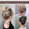 TEOZBLU Pack of 4 Magic Hair Bun Maker, Bun Maker,