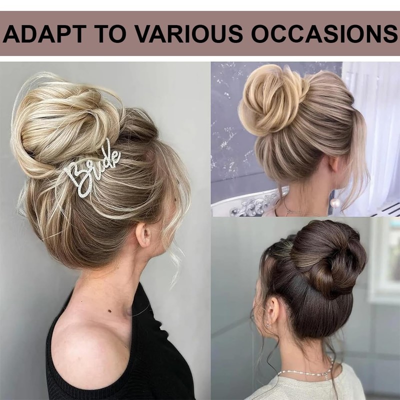 TEOZBLU Pack of 4 Magic Hair Bun Maker, Bun Maker,