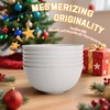 Homienly Wheat Straw Bowls with Unique Texture Design, 40 OZ