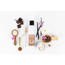 SAUCE BEAUTY Vanilla Cocoa Dry Shampoo - Volumizing Dry Shampoo Spray for All Hair Colors & Types - 5.2 Oz Dry Powder Spray Bottle to Moisturize, Condition & Deodorize Your Hair (Vanilla Cocoa)